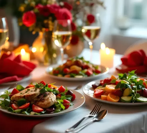 Fit kolacja na walentynki - przepisy dietetyczne