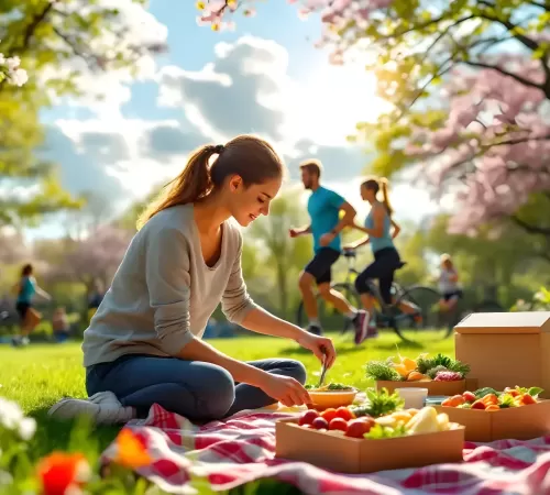 Rozpocznij wiosenne treningi na powietrzu z dietą pudełkową!